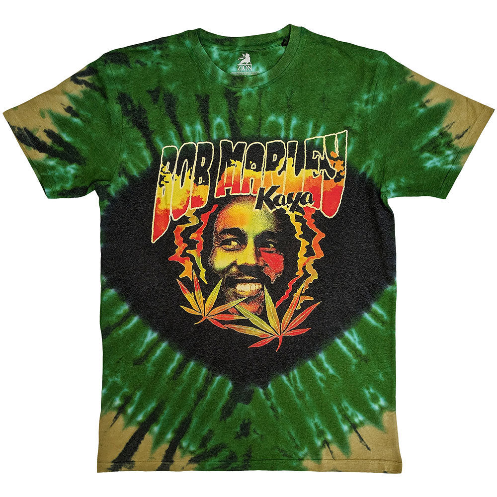 Bob Marley Unisex T-Shirt Kaya Smoke - Green