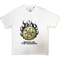 Bring Me The Horizon Unisex T-Shirt Globe Yellow - Yellow