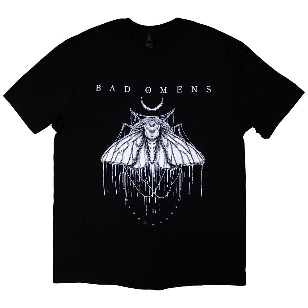 Bad Omens Unisex T-Shirt Moth - Black