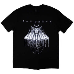 Bad Omens Unisex T-Shirt Moth - Black