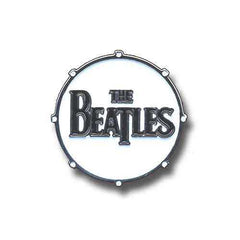 The Beatles Pin Badge Drum Drop T Logo
