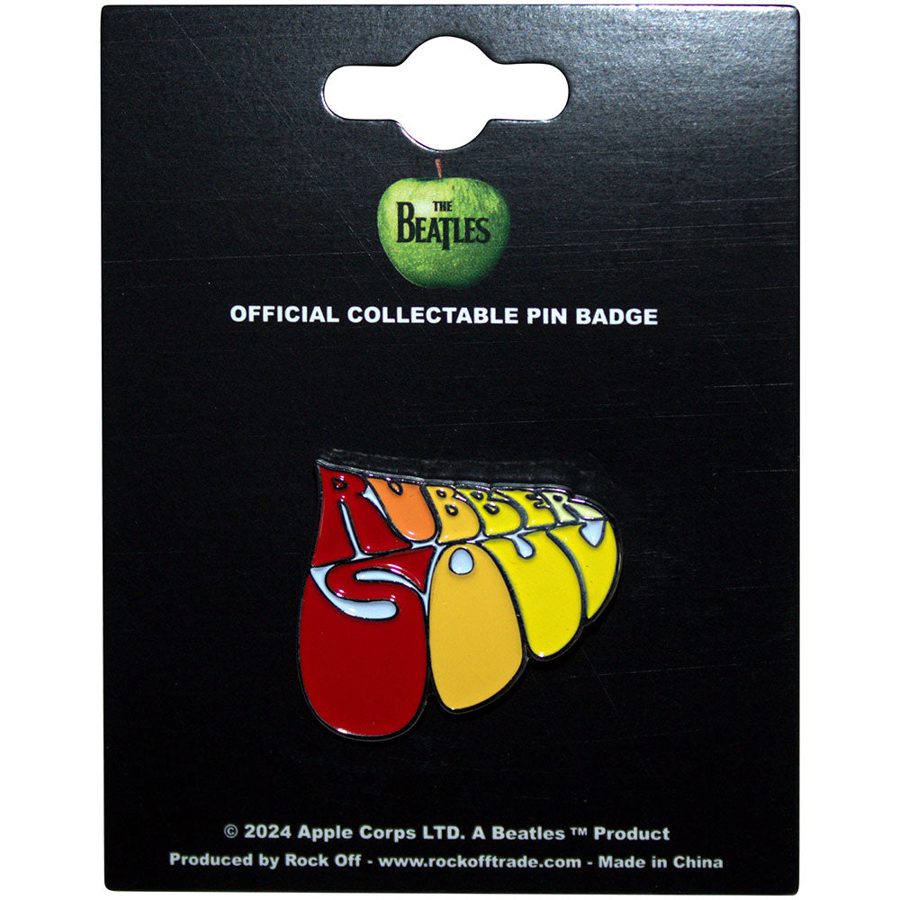 The Beatles Pin Badge Rubber Soul