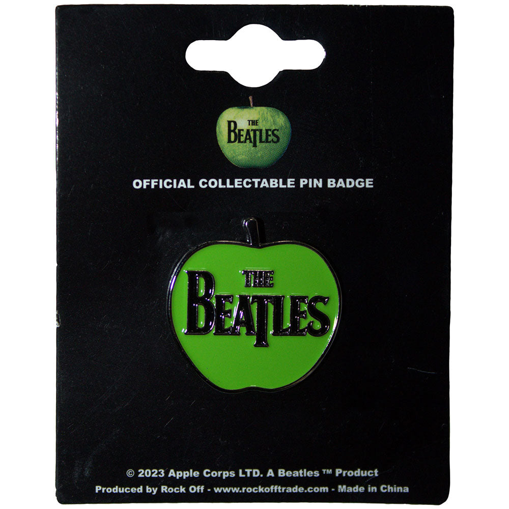 The Beatles Pin Badge Apple Logo