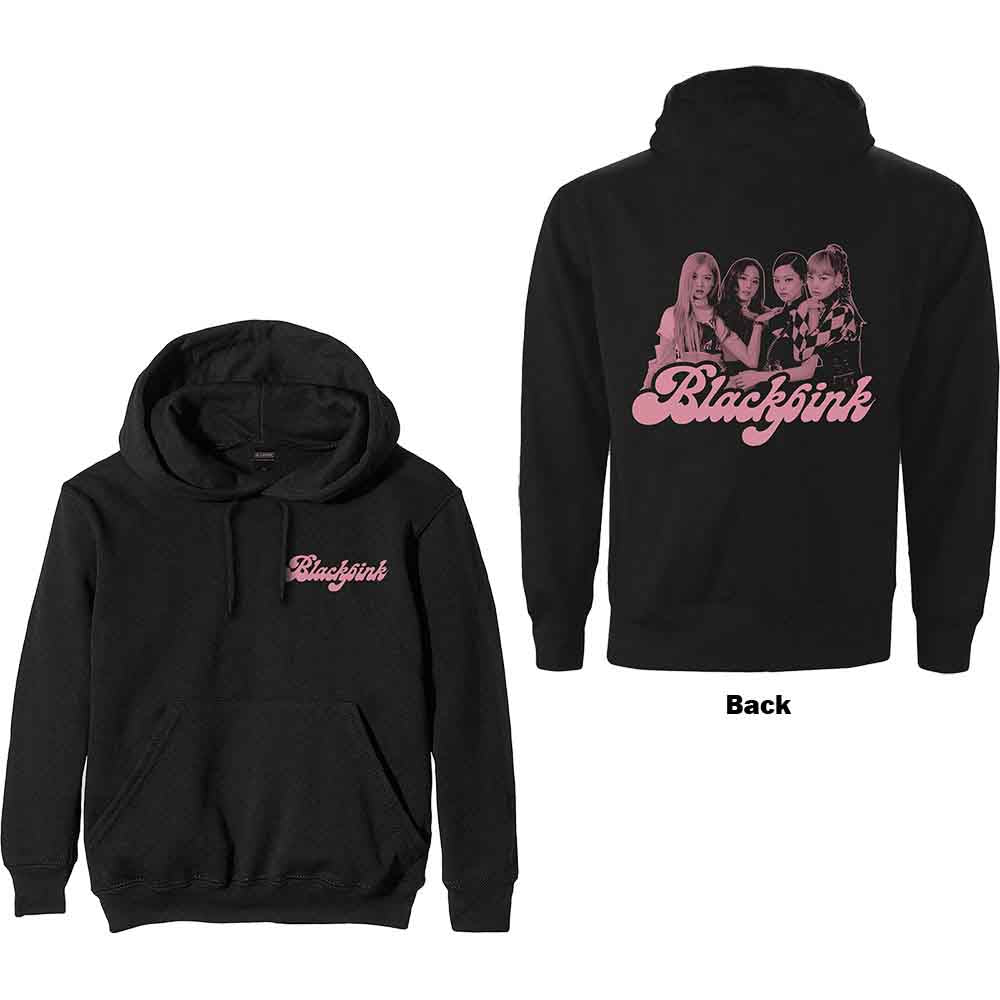 BlackPink Unisex Pullover Hoodie Photo Back - Black