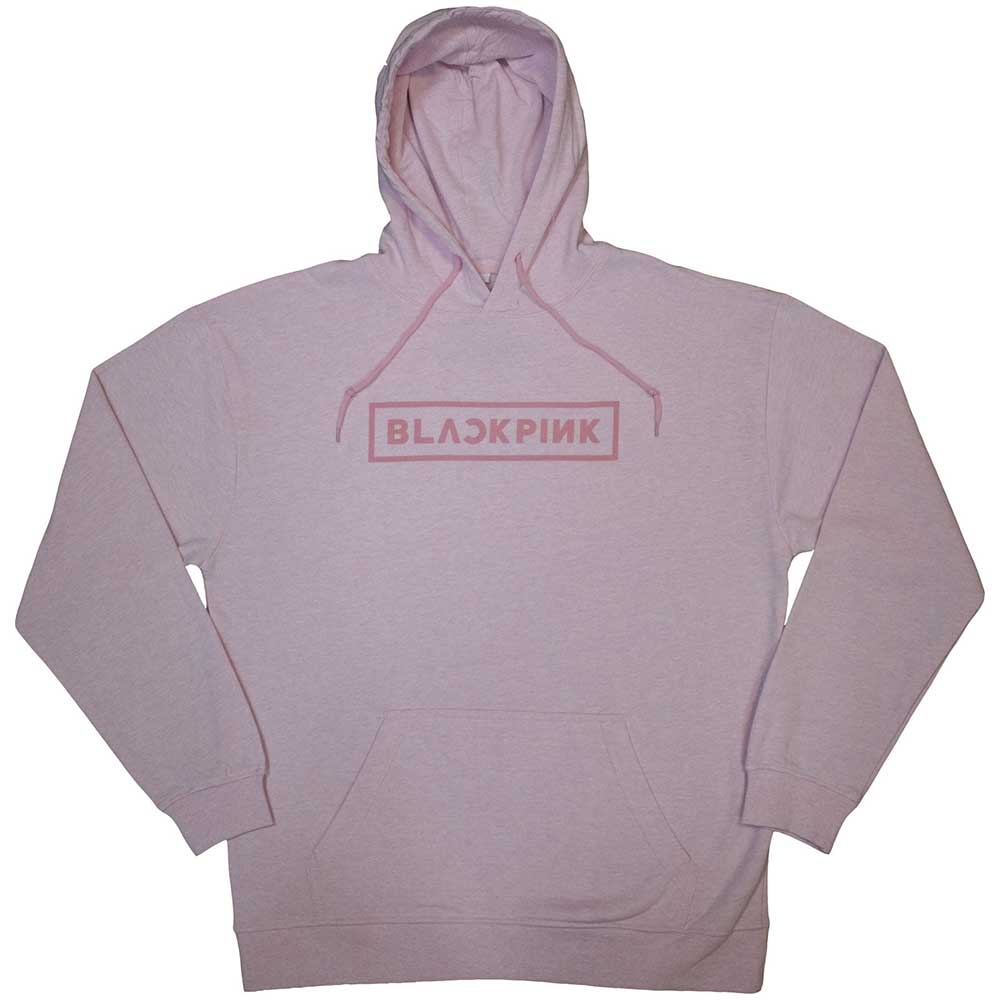 BlackPink Unisex Pullover Hoodie Logo - Light Pink