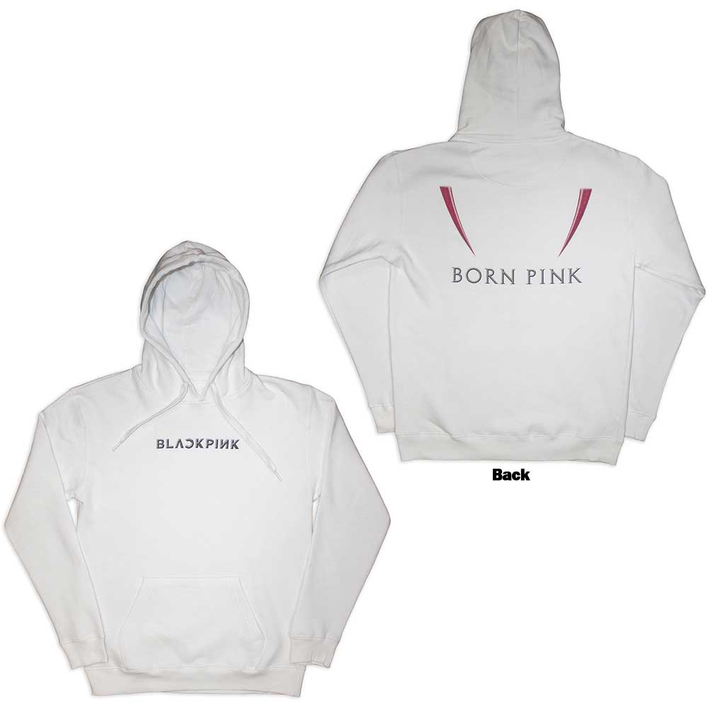 BlackPink Unisex Pullover Hoodie Born Pink - White