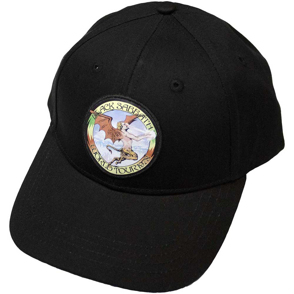 Black Sabbath Unisex Baseball Cap World Tour 1978 - Black