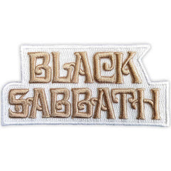 Black Sabbath Standard Patch Text Logo