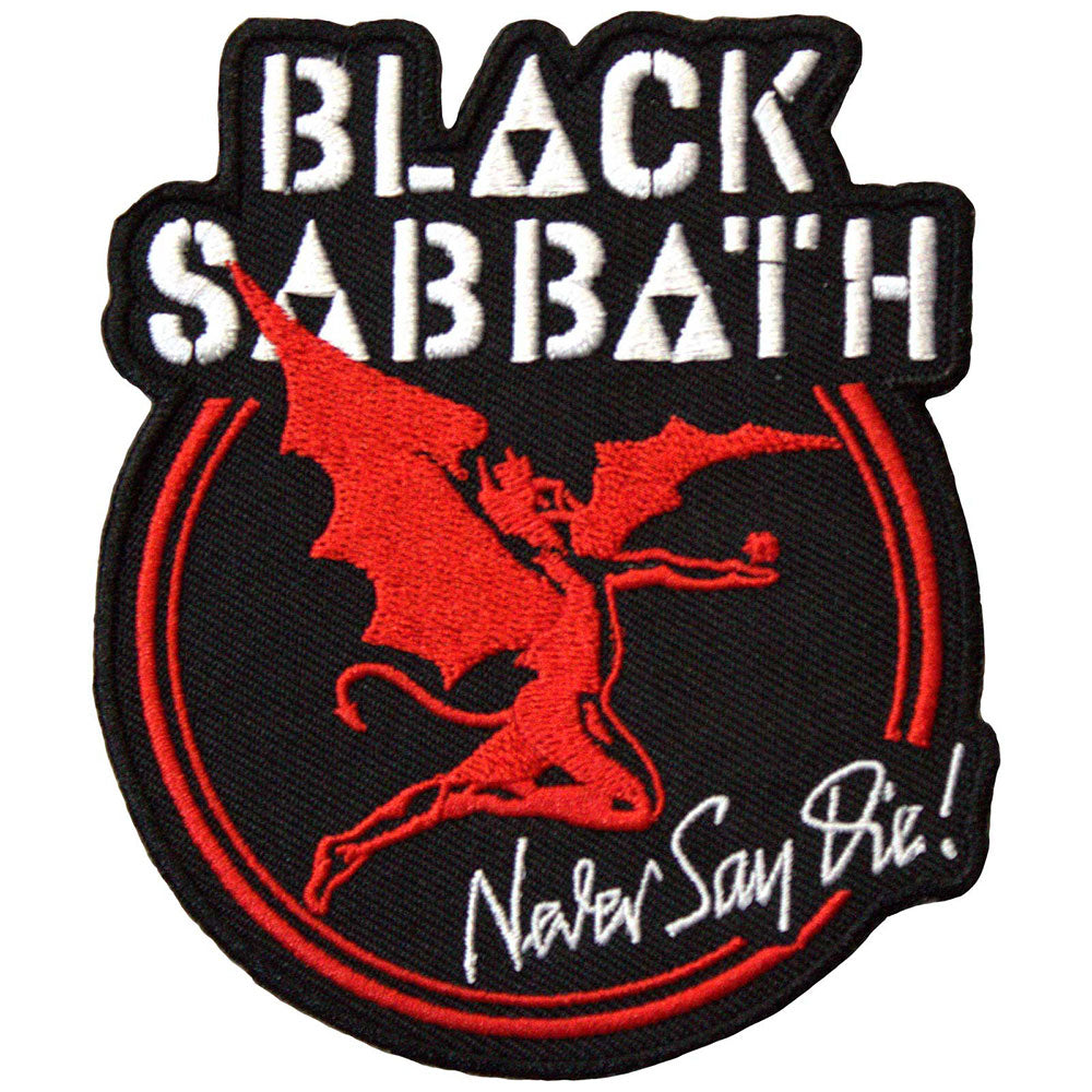 Black Sabbath Standard Patch Archangel Never Say Die