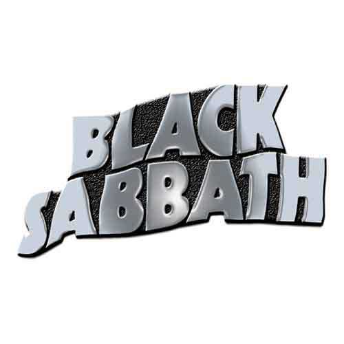 Black Sabbath Pin Badge Wavy Logo