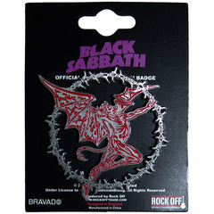Black Sabbath Pin Badge Daemon Ring