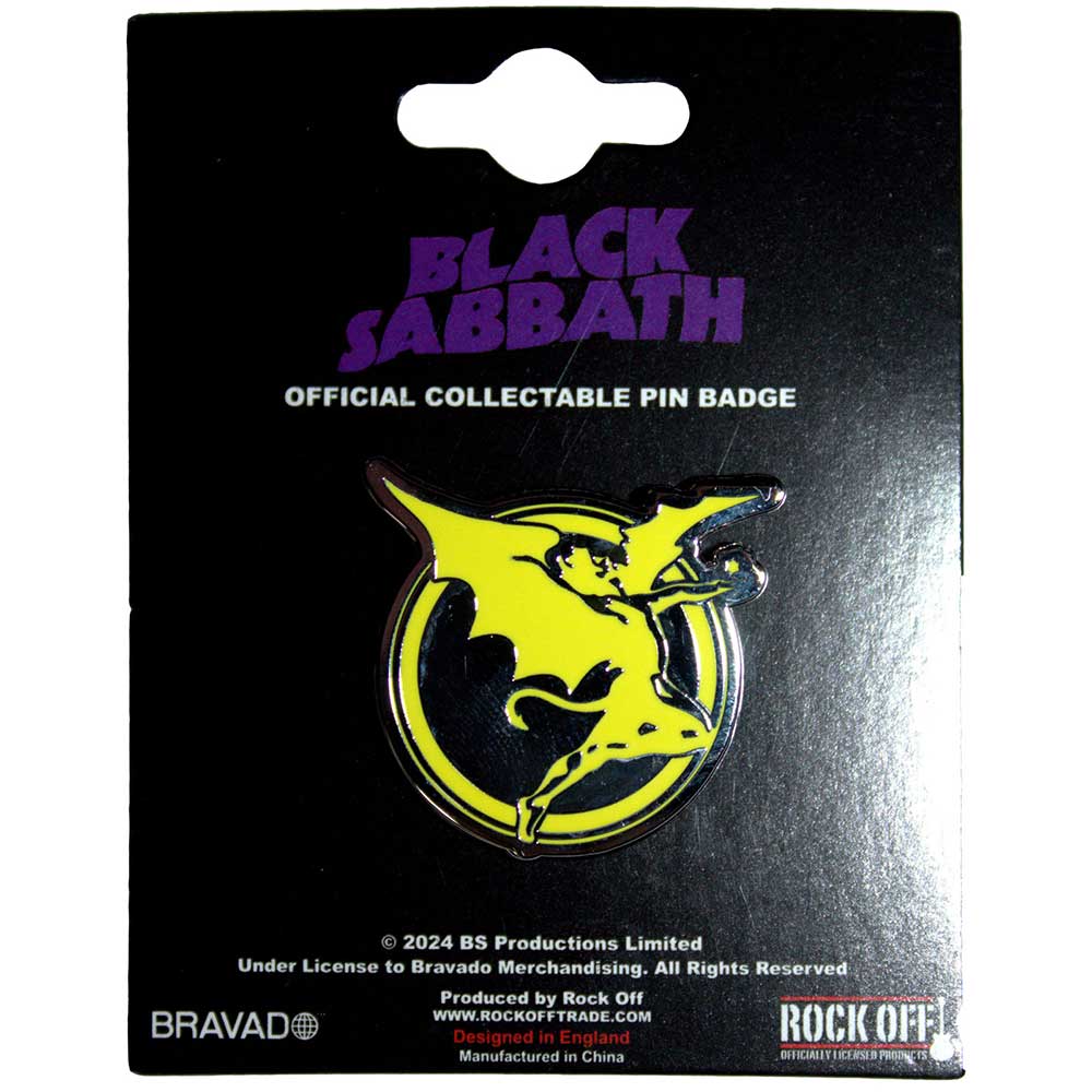 Black Sabbath Pin Badge Never Say Die