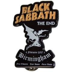 Black Sabbath Pin Badge The End