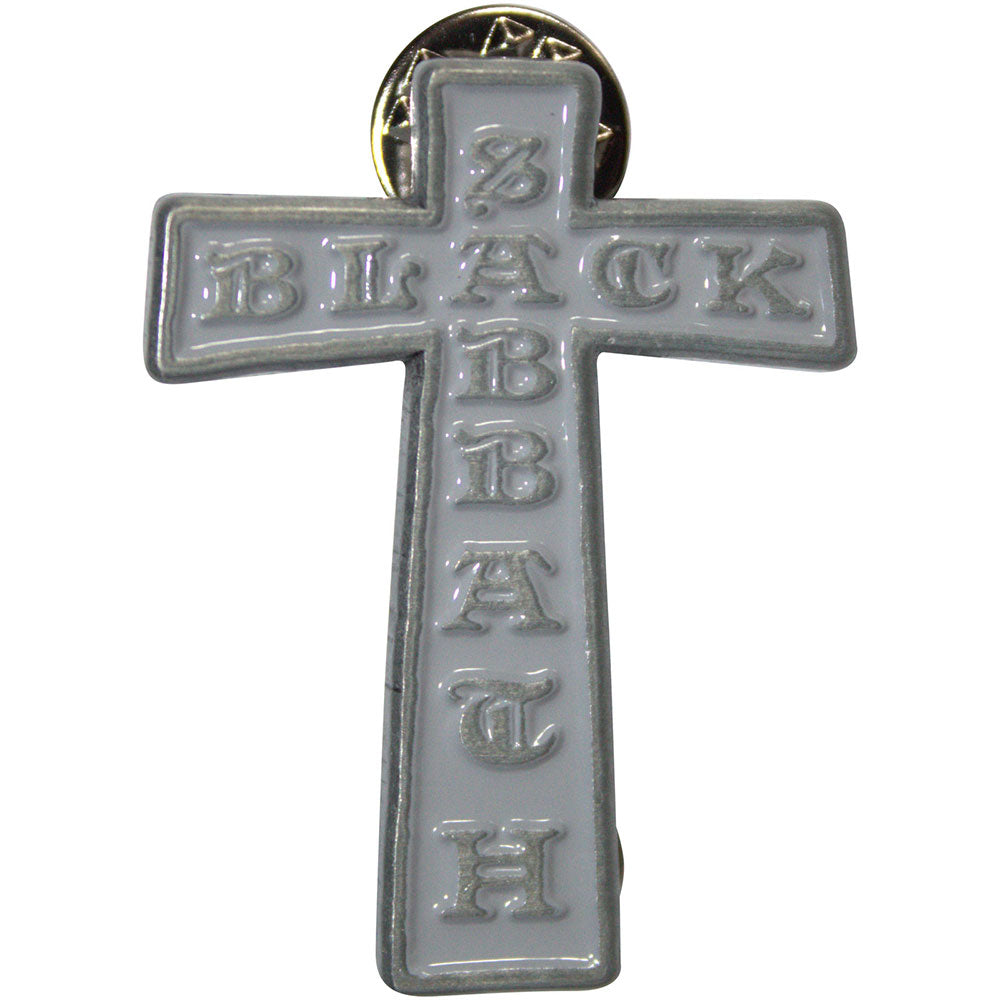Black Sabbath Pin Badge Cross