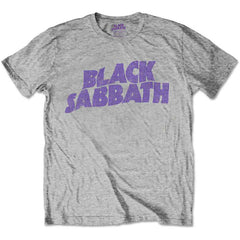Black Sabbath Kids T-Shirt Wavy Logo - Heather Grey