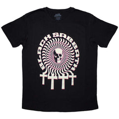 Black Sabbath Unisex T-Shirt Hypnotic Skull - Black