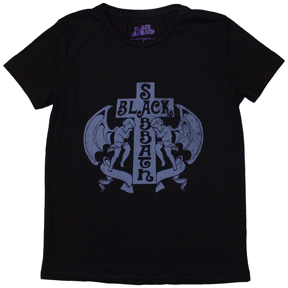 Black Sabbath Ladies T-Shirt Angels - Black