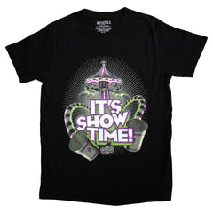 Beetlejuice Unisex T-Shirt It's Showtime Carousel - Black