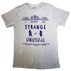 Beetlejuice Unisex T-Shirt Strange & Unusual - Grey