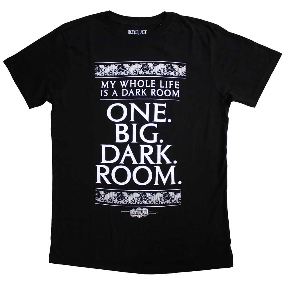 Beetlejuice Unisex T-Shirt Dark Room - Black