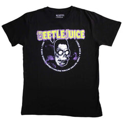 Beetlejuice Unisex T-Shirt 1988 World Tour - Black