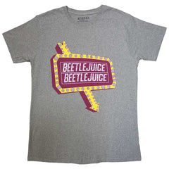 Beetlejuice Unisex T-Shirt Beetlesign - Grey