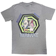 Beetlejuice Unisex T-Shirt Spiral - Grey