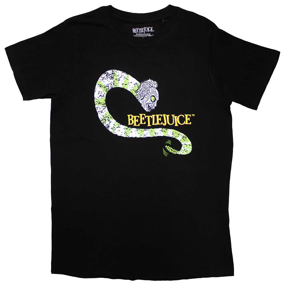 Beetlejuice Unisex T-Shirt Beetlesnake - Black