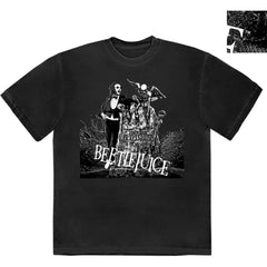Beetlejuice Unisex T-Shirt Grave Scene - Black