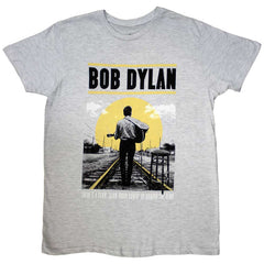 Bob Dylan Unisex T-Shirt Slow Train - Grey