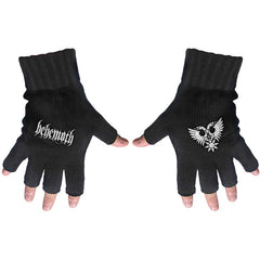 Behemoth Unisex Fingerless Gloves Logo - Black