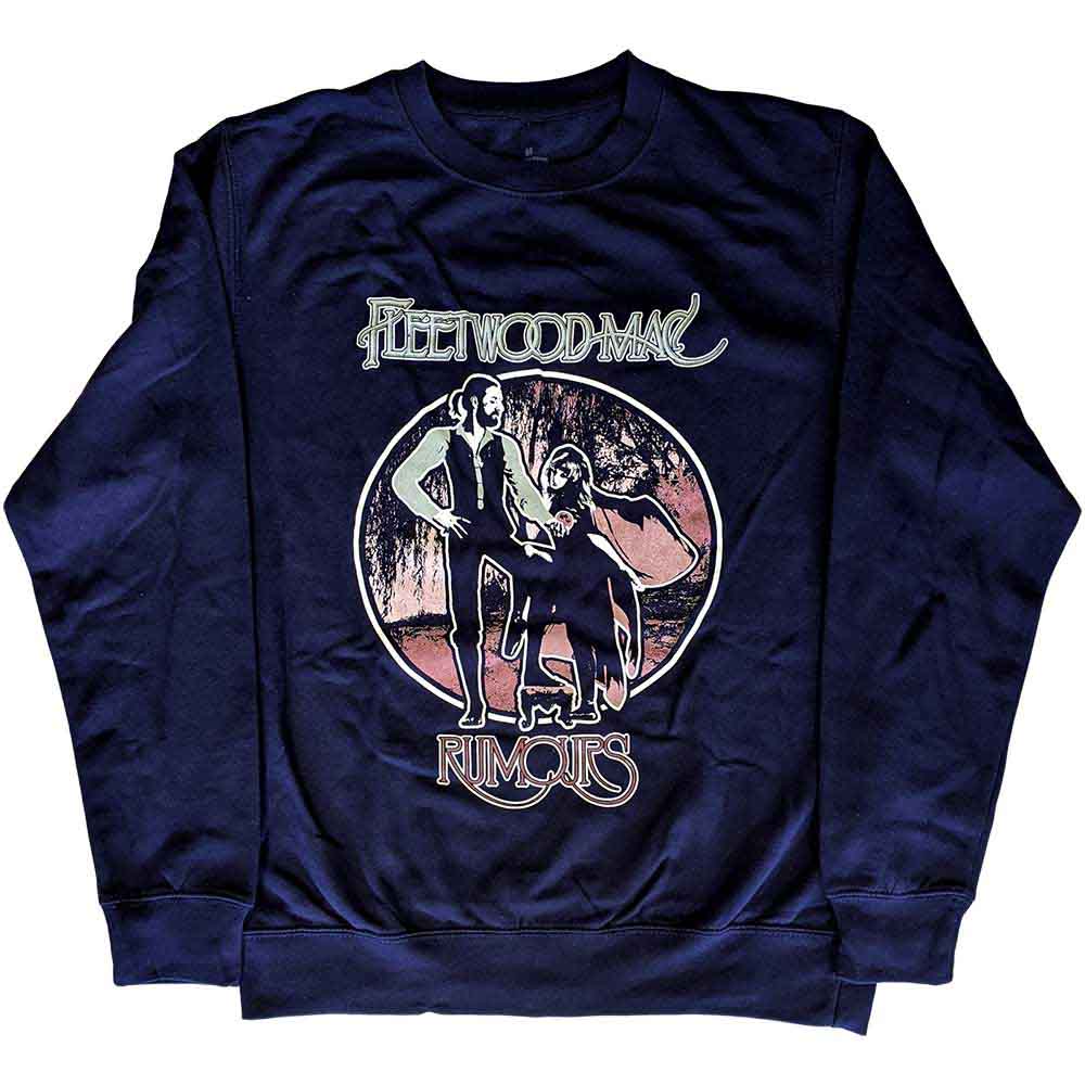Fleetwood Mac Unisex Sweatshirt Rumours Vintage - Navy Blue