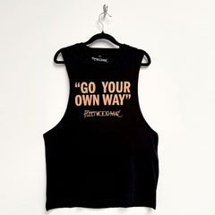 Fleetwood Mac Unisex Vest T-Shirt Go Your Own Way - Black