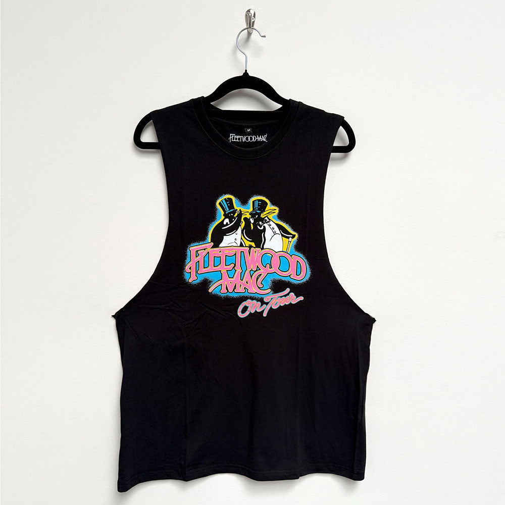 Fleetwood Mac Unisex Vest T-Shirt On Tour - Black