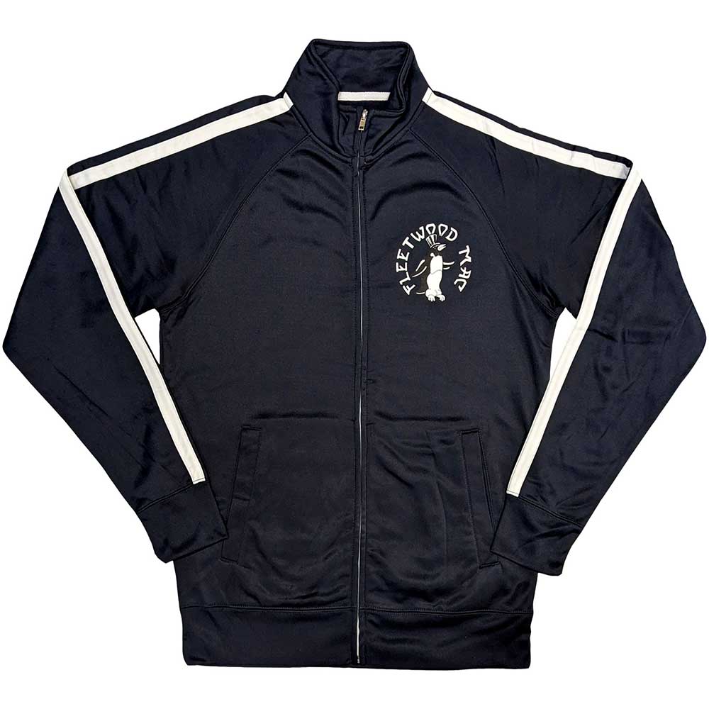 Fleetwood Mac Unisex Tracksuit Jacket Penguin - Navy Blue