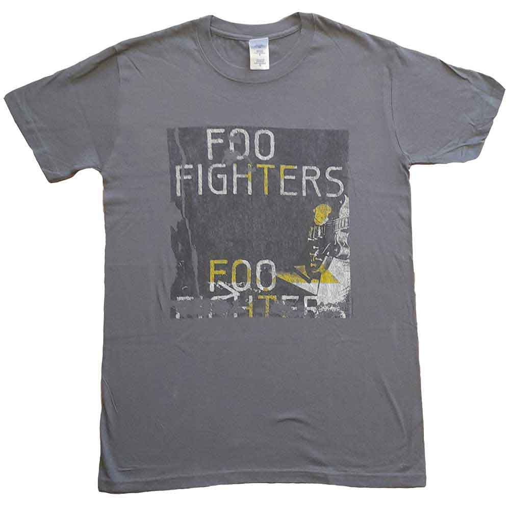 Foo Fighters Unisex T-Shirt Guitar - Grey