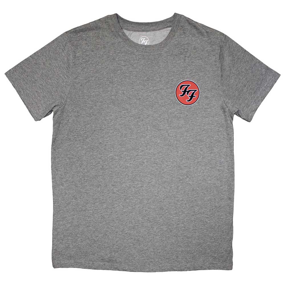 Foo Fighters Unisex T-Shirt Mini FF Logo - Grey