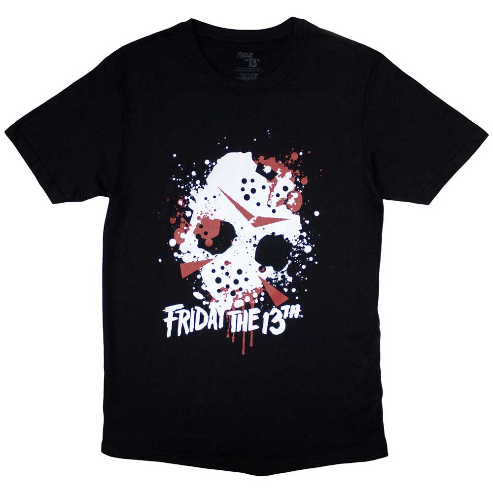 Friday the 13th Unisex T-Shirt Jason Blood Splat - Black