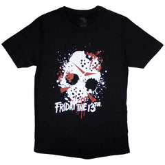 Friday the 13th Unisex T-Shirt Jason Blood Splat - Black