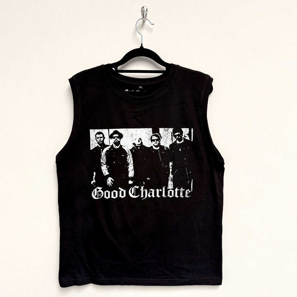 Good Charlotte Unisex Tank T-Shirt Band Photo - Black