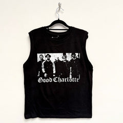 Good Charlotte Unisex Tank T-Shirt Band Photo - Black