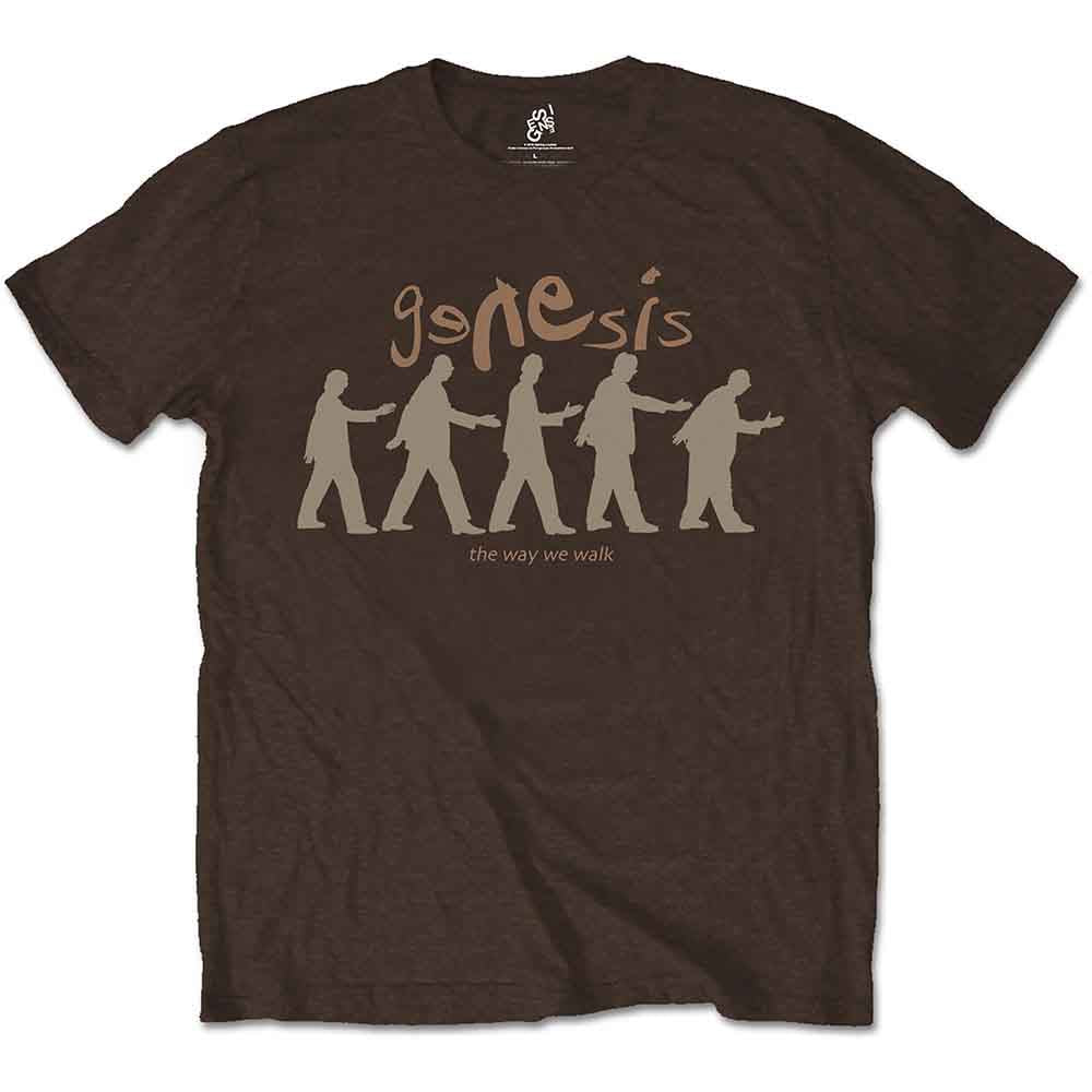 Genesis Unisex T-Shirt The Way We Walk - Dark Chocolate Brown