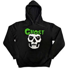 Ghost Unisex Pullover Hoodie Skull - Black