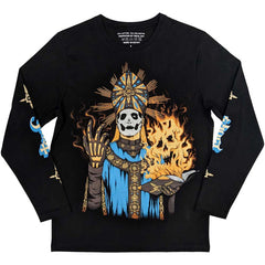 Ghost Unisex Long Sleeve T-Shirt The Burning - Black