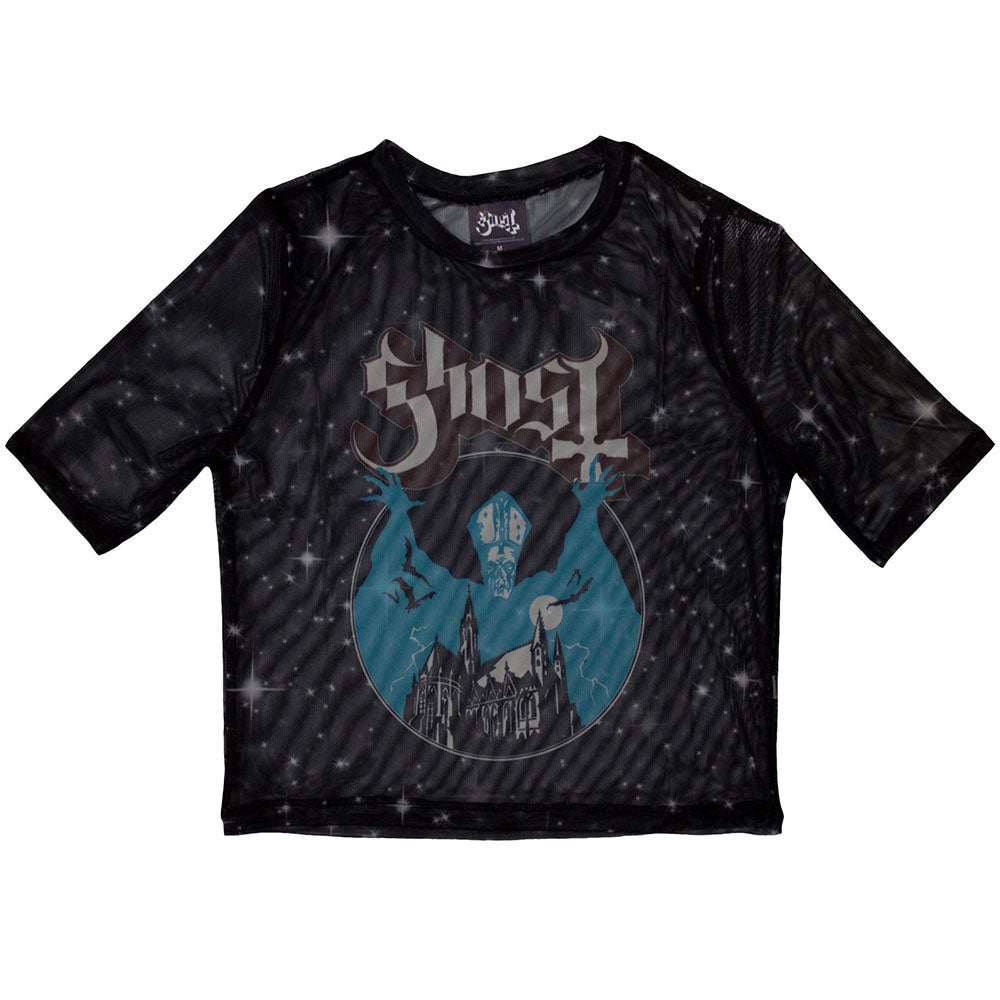 Ghost Ladies Crop Top Opus - Black