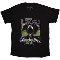 George Harrison Unisex T-Shirt Sun & Moon - Black