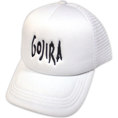 Gojira Unisex Mesh Back Cap Logo - White