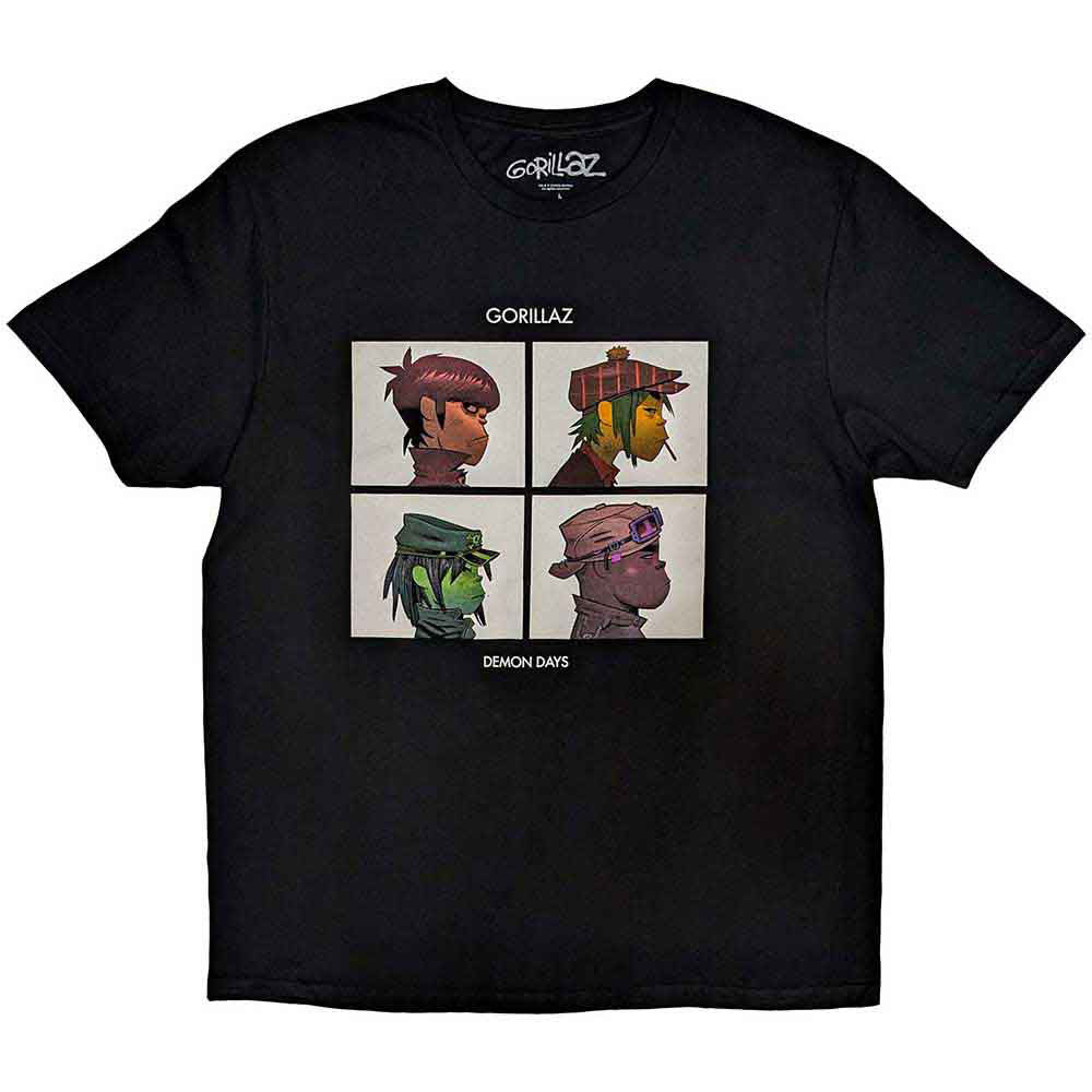 Gorillaz Kids T-Shirt Demon Days - Black