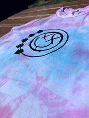 women's Blink 182 inspired halter neck hand tie dyed top