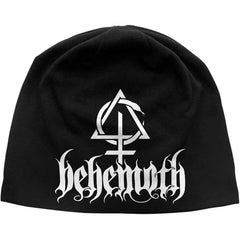 Behemoth Unisex Beanie Hat Opvs Contra Natvram JD Print - Black